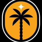 Haitian.ish palm tree logo